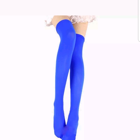 New Thick Royal Blue Thigh High 
